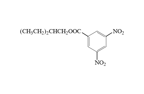 2-ethyl-1-butanol, 3,5-dinitrobenzoate