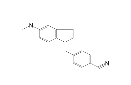 4-[(E)-[5-(dimethylamino)-2,3-dihydroinden-1-ylidene]methyl]benzenecarbonitrile