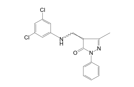 4-[(3,5-DICHLOROANILINO)METHYLENE]-3-METHYL-1-PHENYL-2-PYRAZOLIN-5-ONE