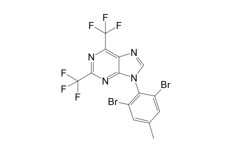 9-(2,6-Dibromo-4-methylphenyl)-2,6-bis(trifluoromethyl)-9H-purine