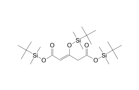 bis[Tert-butyl(dimethyl)silyl]-3-([tert-butyl(dimethyl)silyl]oxy)pent-2-enedioate