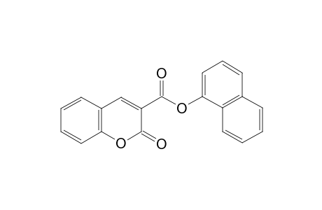 Coumarin-3-carboxylic acid, 1-naphthyl ester