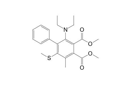 Dimethyl 2-diethylamino-5-methyl-6-methylthiobiphenyl-3,4-dicarboxylate