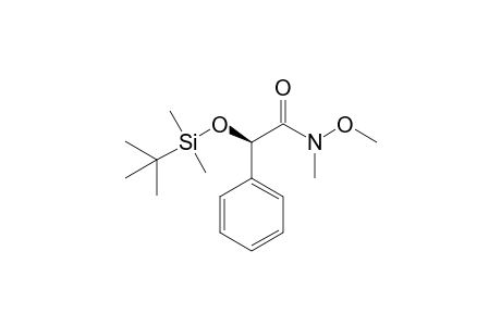 (2R)-2-[tert-butyl(dimethyl)silyl]oxy-N-methoxy-N-methyl-2-phenyl-acetamide