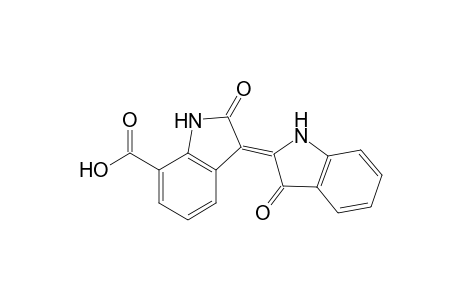 (3Z)-2,3-Dihydro-2-oxo-3-(1,3-dihydro-3-oxo-2H-indol-2-ylidene)-1H-indole-7-carboxylic Acid