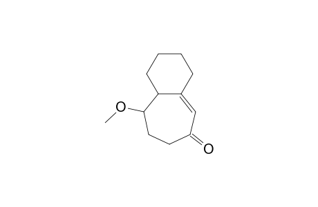 9-Methoxy-1,2,3,4,7,8,9,9a-octahydro-6H-benzo[a]cyclohepten-6-one
