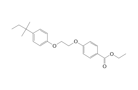 p-[2-(p-tert-pentylphenoxy)ethoxy]benzoic acid, ethyl ester