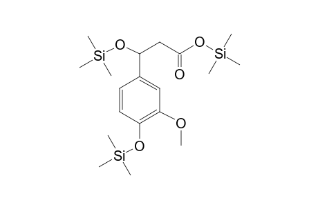 Vanillylhydroacrylic acid, tri-TMS