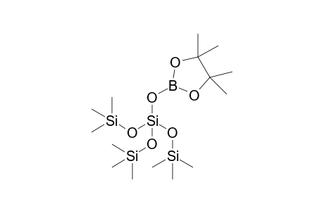 Tris(trimethylsiloxy)((4,4,5,5-tetramethyl-1,3,2-dioxaborolan-2-yl)oxy)silane