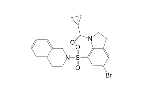 isoquinoline, 2-[[5-bromo-1-(cyclopropylcarbonyl)-2,3-dihydro-1H-indol-7-yl]sulfonyl]-1,2,3,4-tetrahydro-