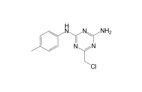 N-[4-amino-6-(chloromethyl)-1,3,5-triazin-2-yl]-N-(4-methylphenyl)amine