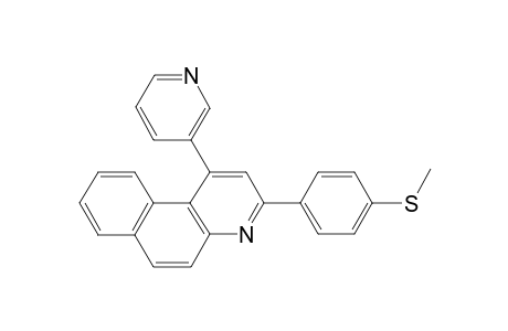 3-(4-Methylsulfanylphenyl)-1-(3-pyridyl)benzo[f]quinoline