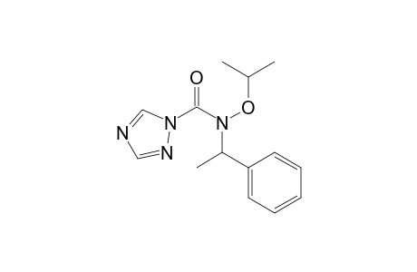 1H-1,2,4-Triazole-1-carboxamide, N-(1-methylethoxy)-N-(1-phenylethyl)-