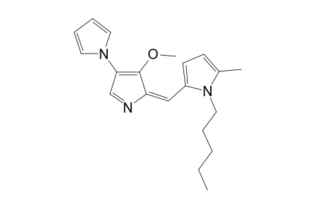 2,2'-[3-Methoxy-1'-amyl-5'-methyl-4-(1"-pyrryl)]dipyrryl methene