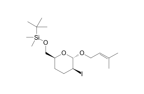 (2S*,3S*,6S*)-6-(tert-butyldimethylsilyloxymethyl)-3-iodo-2-prenyloxy-tetrahydro-2H-pyran