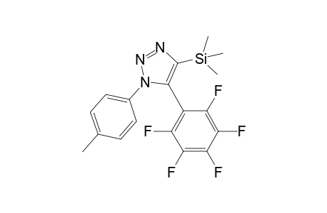 5-(Perfluorophenyl)-1-(4-tolyl)-4-(trimethylsilyl)-1H-1,2,3-triazole