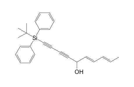 (6E,8E)-1-[tert-butyl(diphenyl)silyl]-5-deca-6,8-dien-1,3-diynol