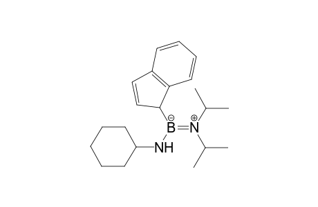 (cyclohexylamino)-diisopropyliminio-(1H-inden-1-yl)boranide