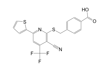 4-({[3-cyano-6-(2-thienyl)-4-(trifluoromethyl)-2-pyridinyl]sulfanyl}methyl)benzoic acid