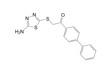 2-[(5-Amino-1,3,4-thiadiazol-2-yl)sulfanyl]-1-[1,1'-biphenyl]-4-ylethanone