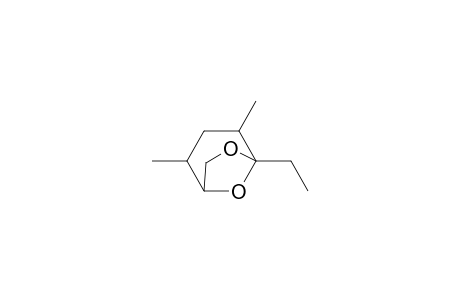 5-Ethyl-2,4-dimethyl-6,8-dioxabicyclo[3.2.1]octane