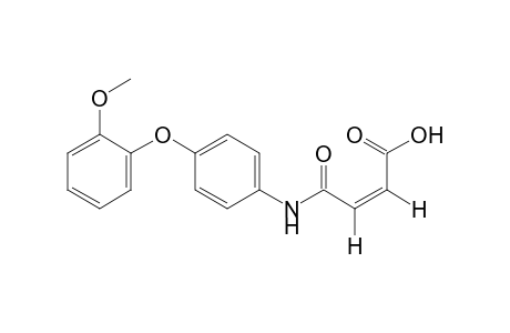 4'-(o-methoxyphenoxy)maleanilic acid