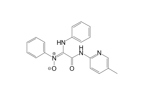(Z)-2-Anilino-2-[oxido(phenyl)imino]-N-(5-methylpyridin-2-yl)acetamide