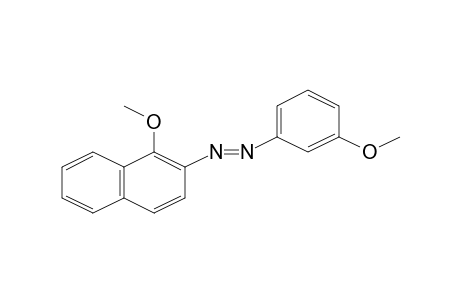 (1-Methoxy-naphthalen-2-yl)-(3-methoxy-phenyl)-diazene