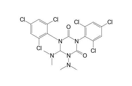 1,6-bis(dimethylamino)-3,5-bis(2,4,6-trichlorophenyl)dihydro-s-triazine-2,4(1H,3H)-dione