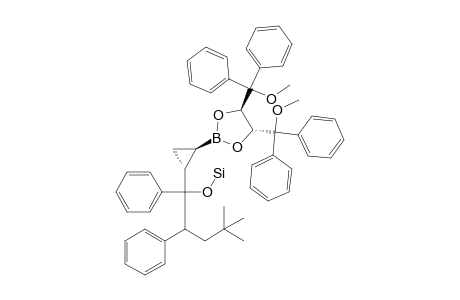 (4R,5R,1'R,2'R)-2-[2-{3-Tert-butyl(diphenyl)siloxypropyl}cyclopropyl]-4,5-bis[methoxy(diphenyl)methyl]-1,3.2-dioxaborolane