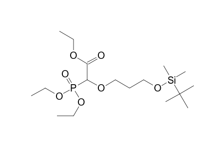 2-[3-[Tert-butyl(dimethyl)silyl]oxypropoxy]-2-diethoxyphosphoryl-acetic acid ethyl ester