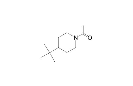 4-Tert-butylpiperidine, N-acetyl-