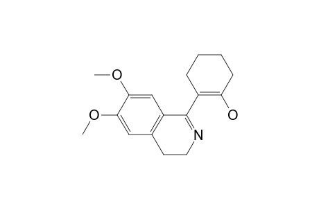 2-(3,4-Dihydro-6,7-dimethoxy-1-isoquinolinyl)-1-cyclohexen-1-ol