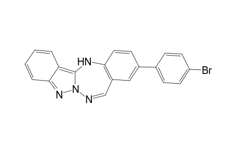 12-(4-Bromophenyl)-5H-indazolo[3,2-b]-1,3,4-benzotriazepine