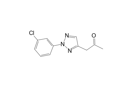 2-Propanone, 1-[2-(3-chlorophenyl)-2H-1,2,3-triazol-4-yl]-