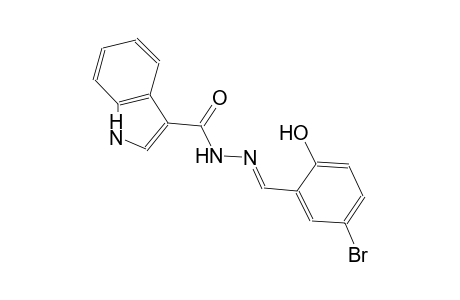 N'-[(E)-(5-bromo-2-hydroxyphenyl)methylidene]-1H-indole-3-carbohydrazide