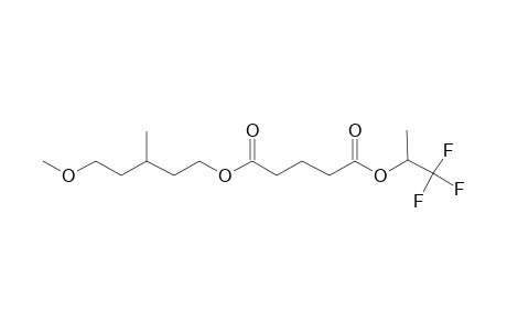 Glutaric acid, 1,1,1-trifluoroprop-2-yl 3-methyl-5-methoxypentyl ester