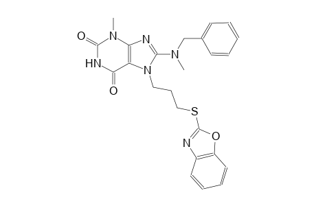 7-[3-(1,3-benzoxazol-2-ylsulfanyl)propyl]-8-[benzyl(methyl)amino]-3-methyl-3,7-dihydro-1H-purine-2,6-dione