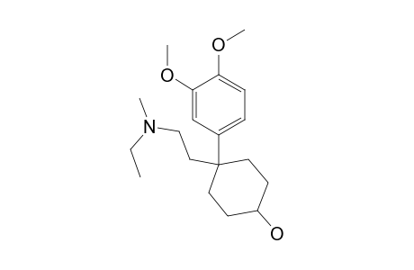 Cyclohexanol, 4-(3,4-dimethoxyphenyl)-4-[2-(ethylmethylamino)ethyl]-, cis-