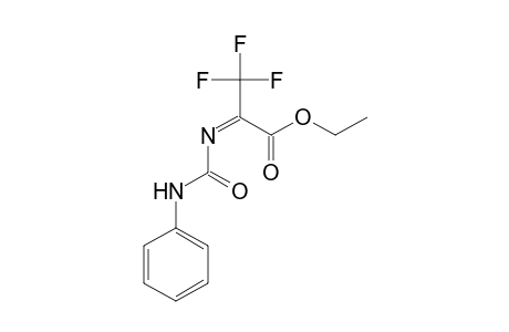 Ethyl 3,3,3-trifluoro-2-(phenylcarbamoylimino)propionate