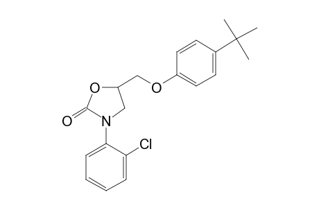 5-(p-Tert-butylphenoxymethyl)-3-(o-chlorophenyl)-2-oxazolidone