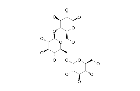 BETA-D-GLUCOSE-(1->6)-BETA-D-GLUCOSE-(1->4)-D-GLUCOSE;1-ALPHA-ANOMER