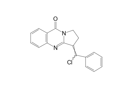 3-(alpha-chlorobenzylidene)-2,3-dihydropyrrolo[2,1-b]quinazolin-9(1H)-one