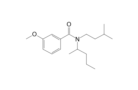 Benzamide, 3-methoxy-N-(2-pentyl)-N-(3-methylbutyl)-