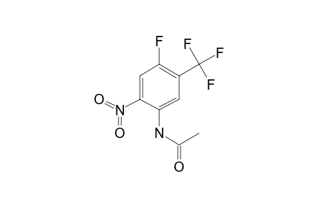 5-Amino-2-fluoro-4-nitrobenzotrifluoride, N-acetyl