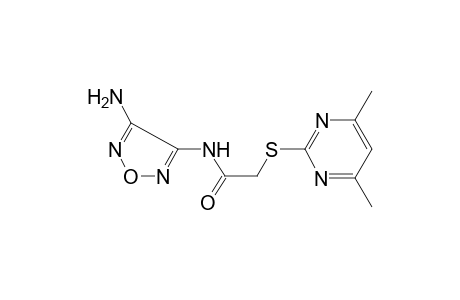 acetamide, N-(4-amino-1,2,5-oxadiazol-3-yl)-2-[(4,6-dimethyl-2-pyrimidinyl)thio]-