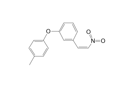 Styrene, 2-nitro-3'-[4-methylphenyloxy]-