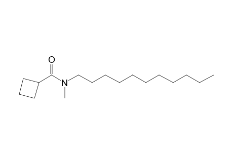 Cyclobutylcarboxamide, N-methyl-N-undecyl-