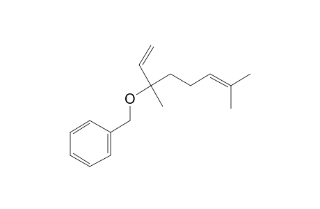 Benzene, [[(1-ethenyl-1,5-dimethyl-4-hexenyl)oxy]methyl]-