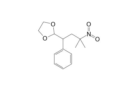 4-(DIOXOLAN-2-YL)-2-METHYL-2-NITRO-4-PHENYLBUTANE